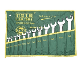 專業雙呆扳手12件套